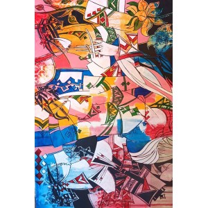 Ashkal, 30 x 48 Inch, Acrylic on Canvas, Figurative Painting, AC-ASH-332